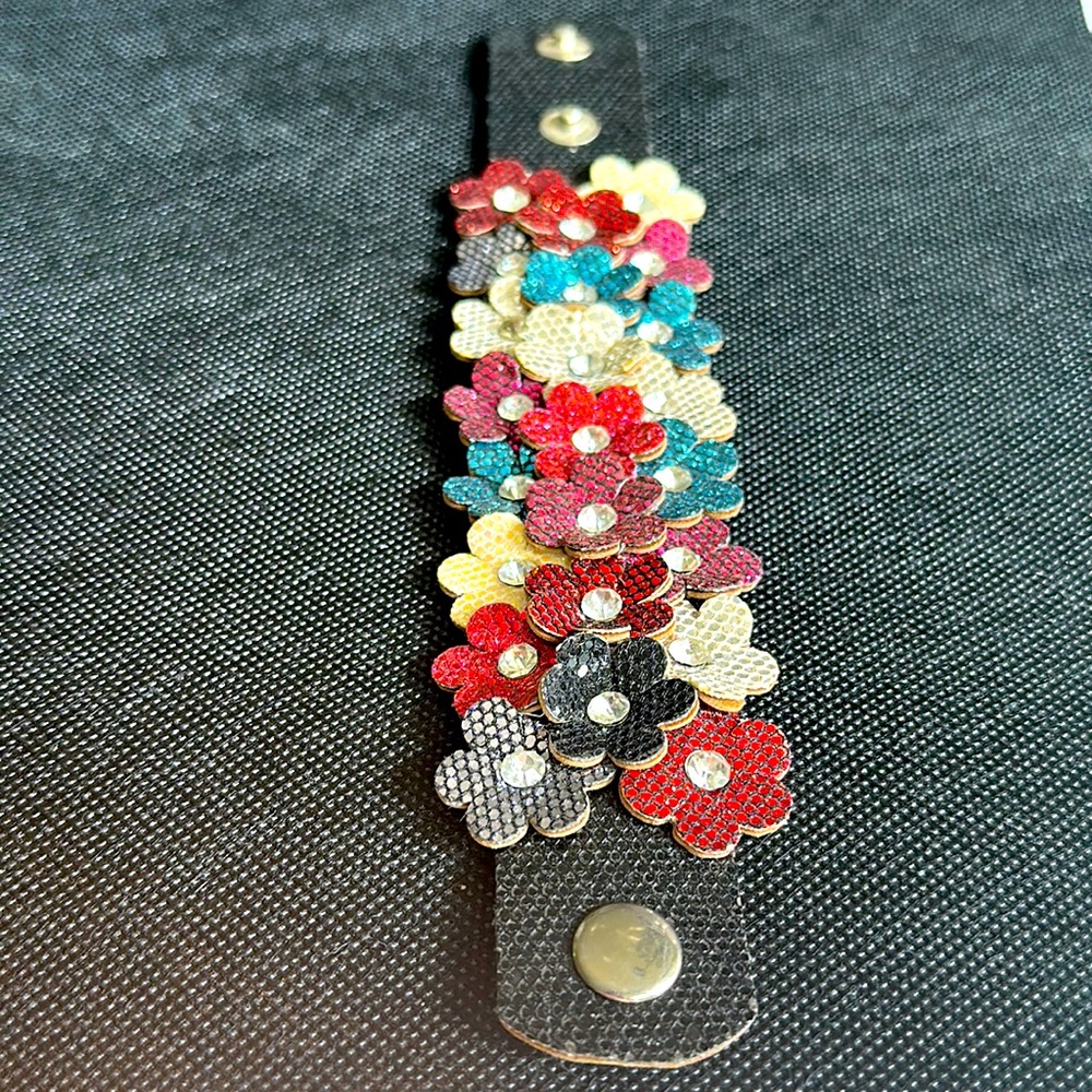 Pleather cuff
